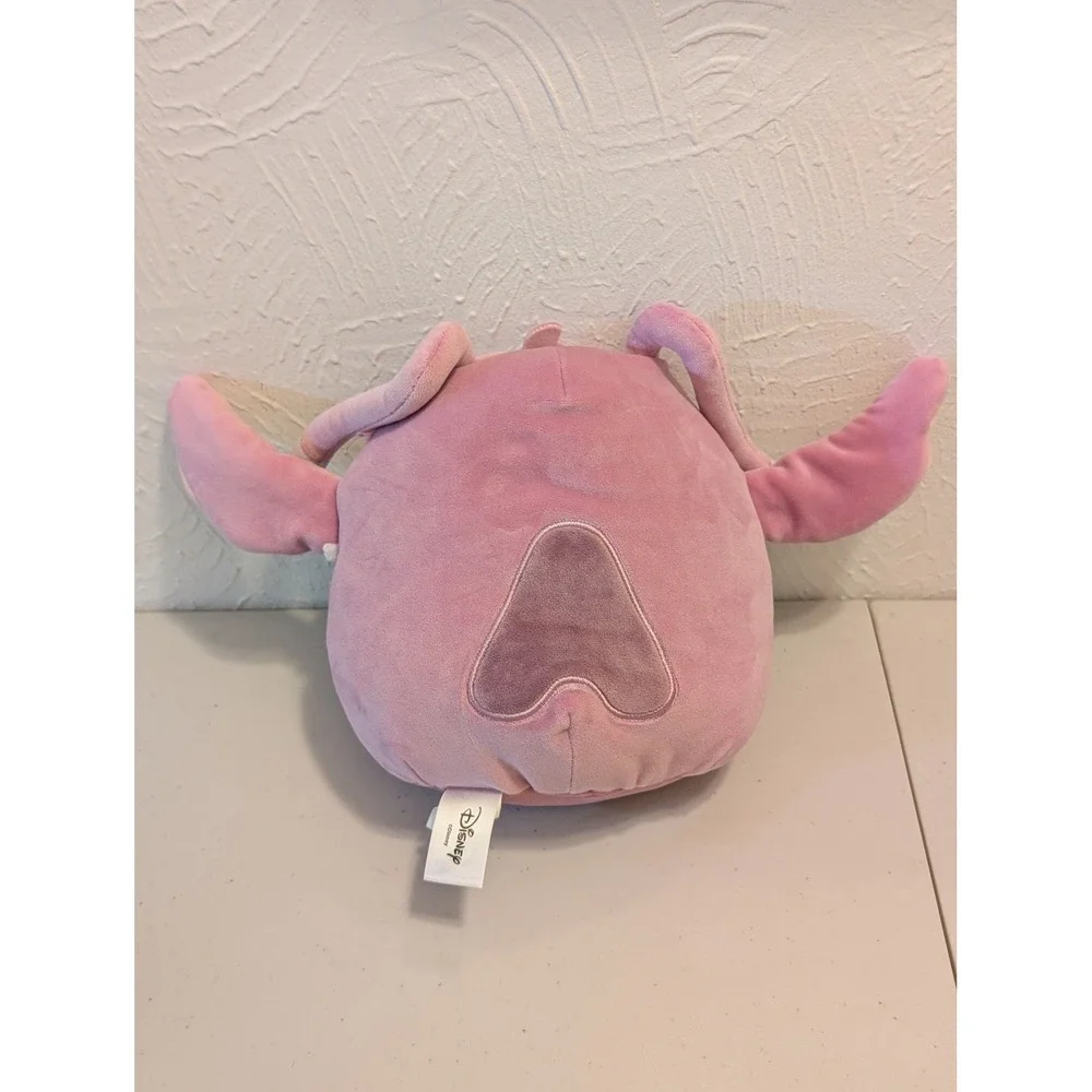Disney Squishmallows Angel Lilo & Stitch Pink Plush Heart Sunglasses 8 Inch